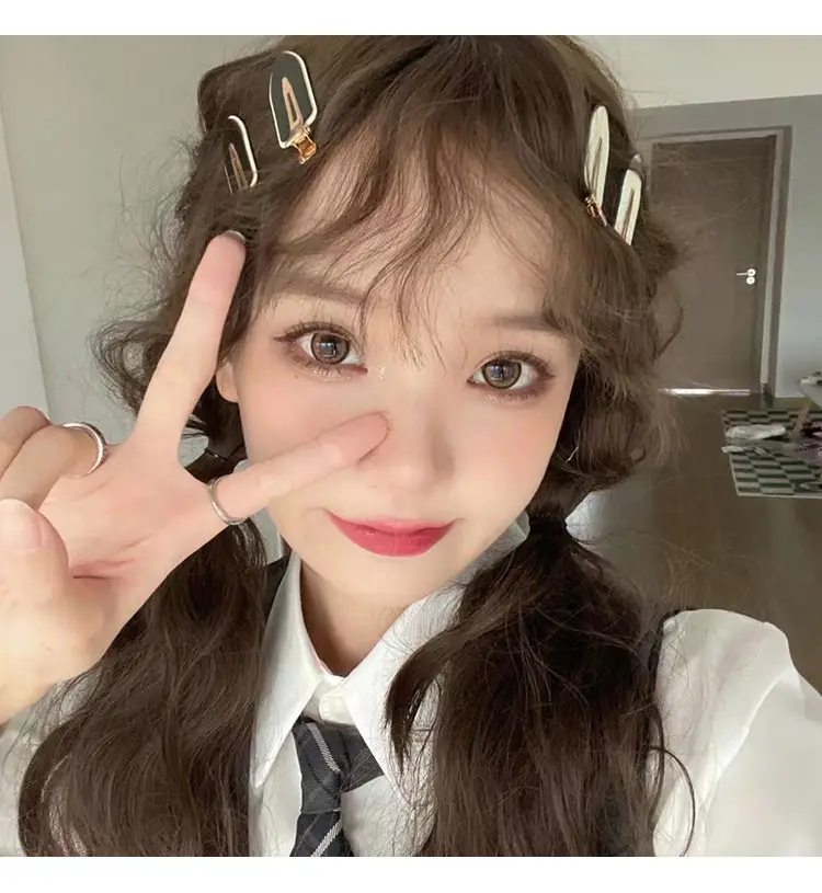 Chessboard Plaid Hairpins Female Side Seamless Summer 2022 — feature 9