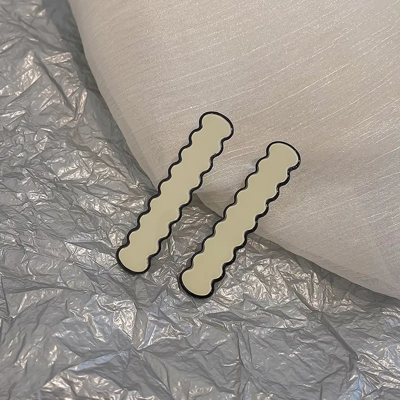 Chessboard Plaid Hairpins Female Side Seamless Summer 2022 - Image 6