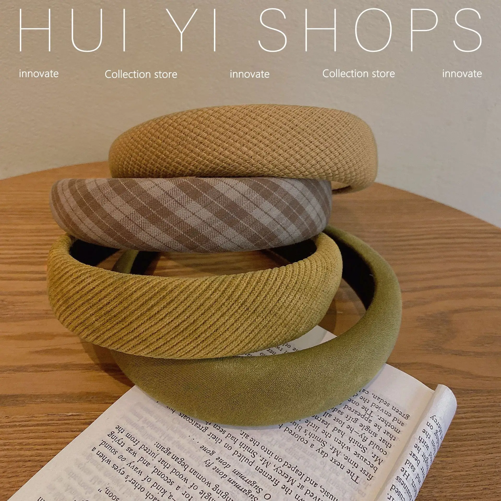 Plaid Hairband for Women Autumn Winter Use - Image 5