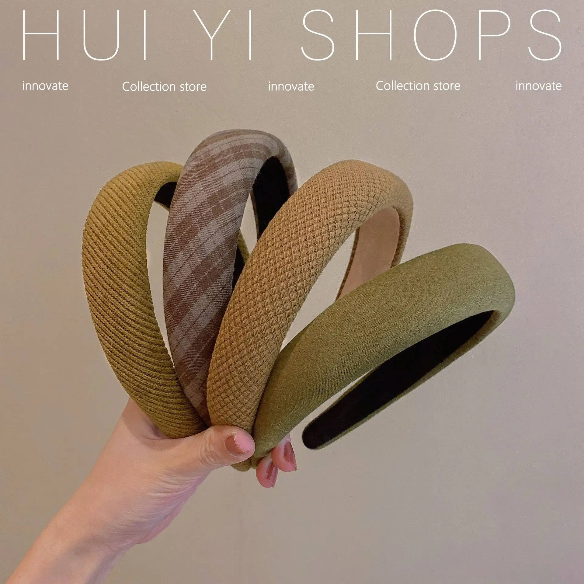 Plaid Hairband for Women Autumn Winter Use - Image 6