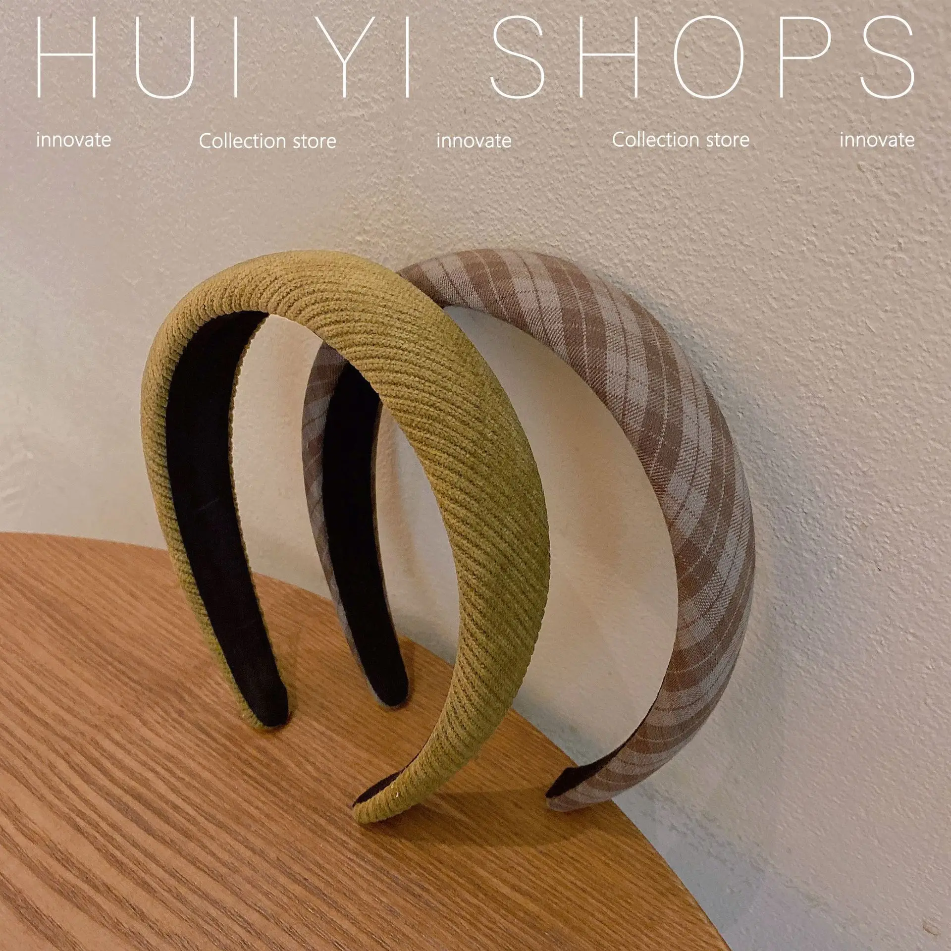 Plaid Hairband for Women Autumn Winter Use - Image 7