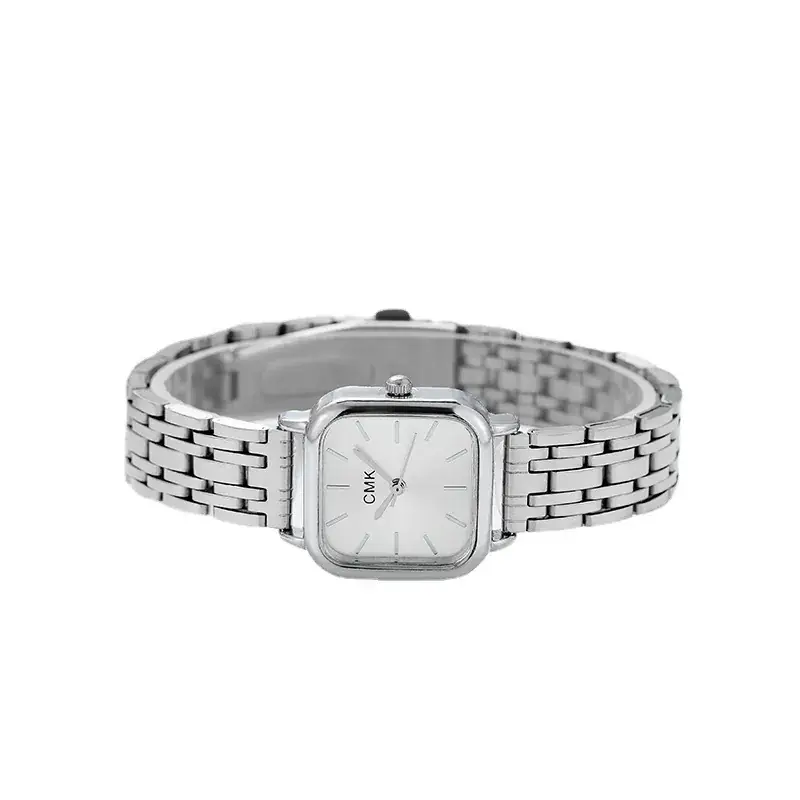 Gold Square Roman Digital Women's Watch