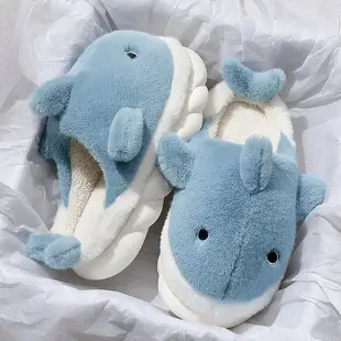 Cute Cloud-Shaped Slippers with Cotton Lining for Women, Autumn and Winter Indoor Plush Warm Thick-Soled Slippers for Men, Wholesale — feature 14