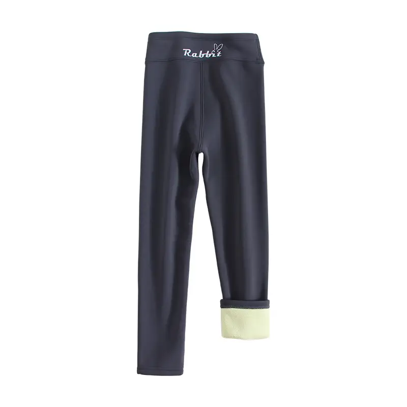 Baby Girls Velvet Leggings Black Plus Size One-Piece Tights - Image 26