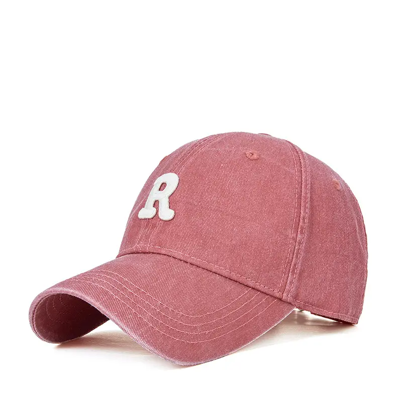 Pink Embroidered Baseball Cap for Men Women - Image 5