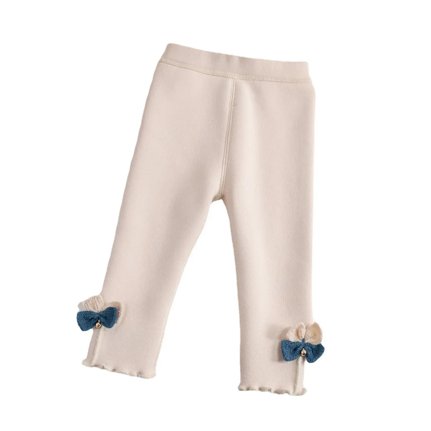 Girls Velvet Leggings Winter Warm One-Piece Pants