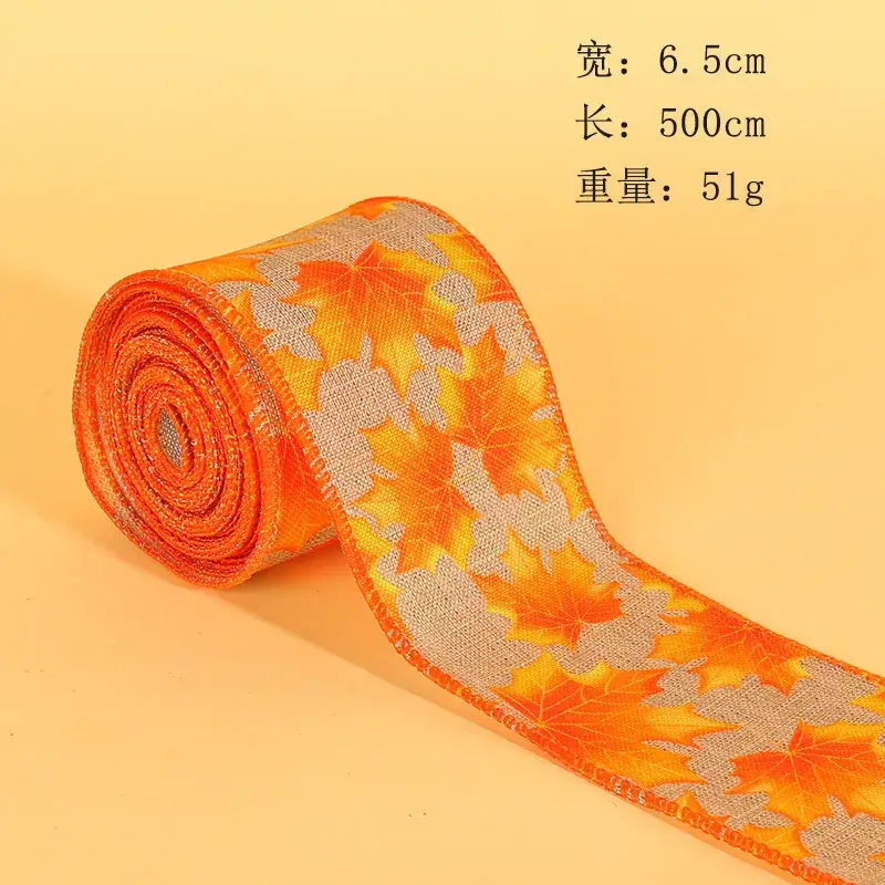 Cangyan Cross-border Thanksgiving Ribbon Pumpkin Truck Gift Wrap