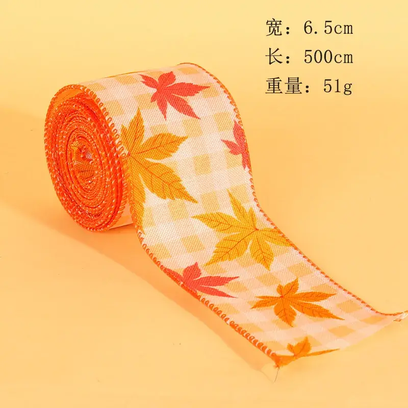 Cangyan Cross-border Thanksgiving Ribbon Pumpkin Truck Gift Wrap