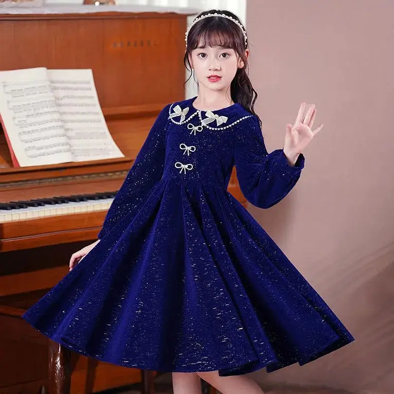 Girls Red Princess Dress Medium Large Kidsren - Image 4