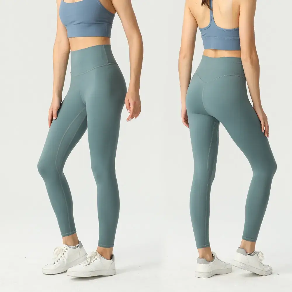 Women High Waist Hip Lifters Yoga Pants Grey
