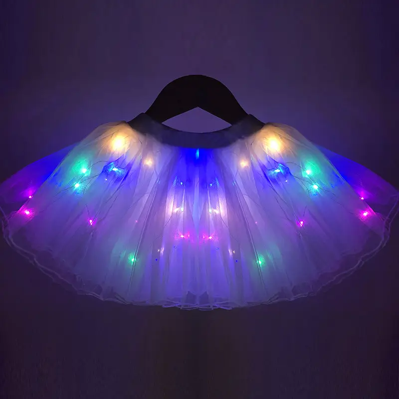 Luminous Halloween Girl's Glow Utopia Skirt - Image 3