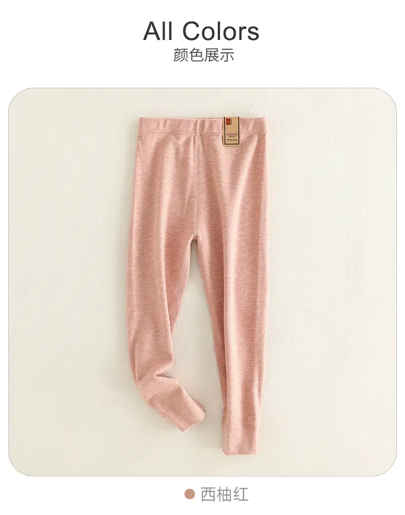 Girls Warm Silk Velvet Trouser Set Autumn Winter — feature 10