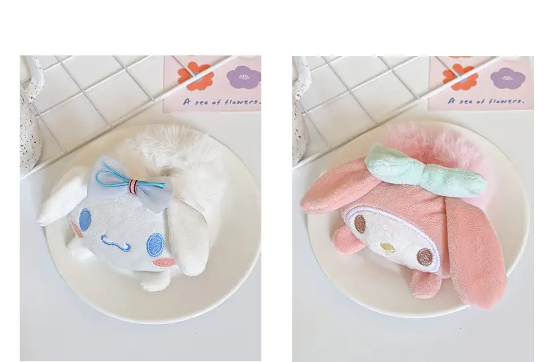 Plush Cartoon Hair Bands for Kids Girls Bow Accessories — feature 11