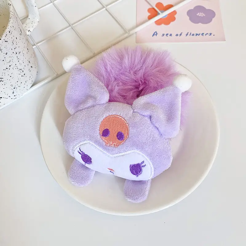 Plush Cartoon Hair Bands for Kids Girls Bow Accessories - Image 2
