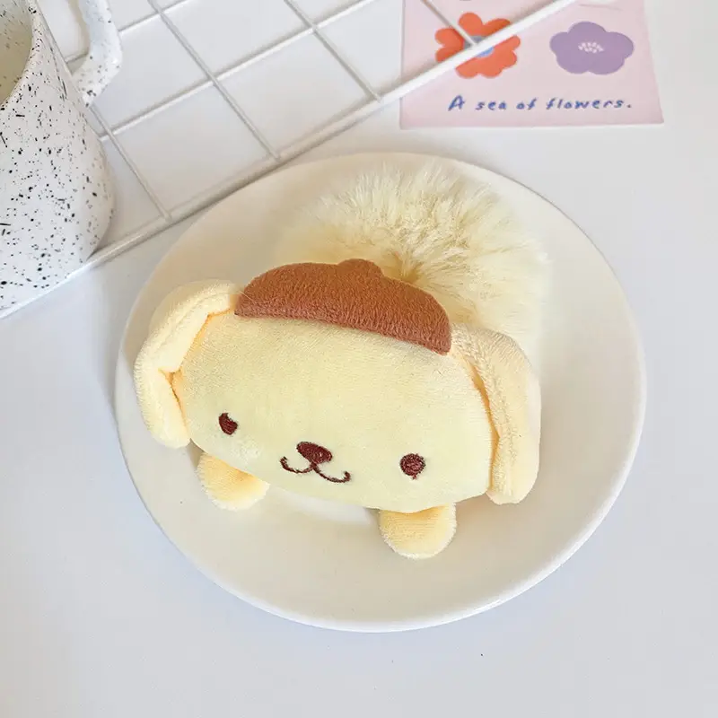 Plush Cartoon Hair Bands for Kids Girls Bow Accessories - Image 3
