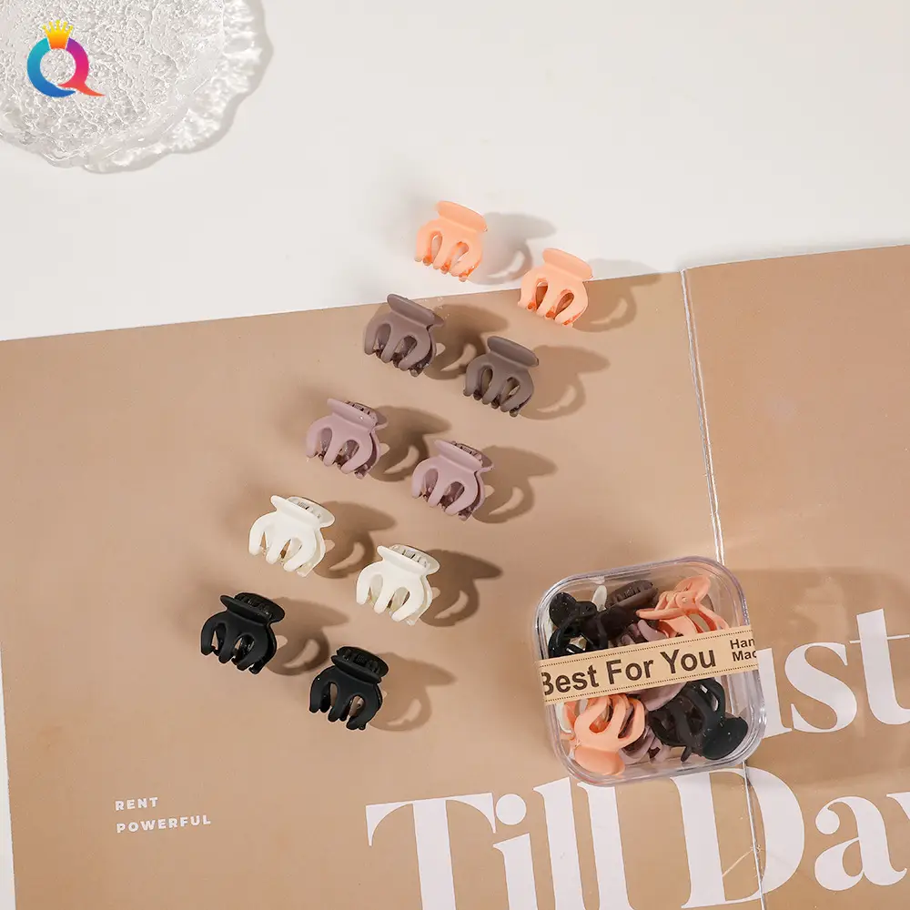 Black Crossbody Hair Clips for Women - 10 Pcs Wholesale - Image 14