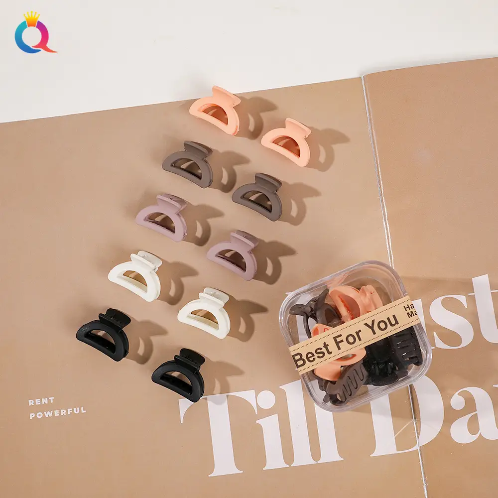 Black Crossbody Hair Clips for Women - 10 Pcs Wholesale - Image 22