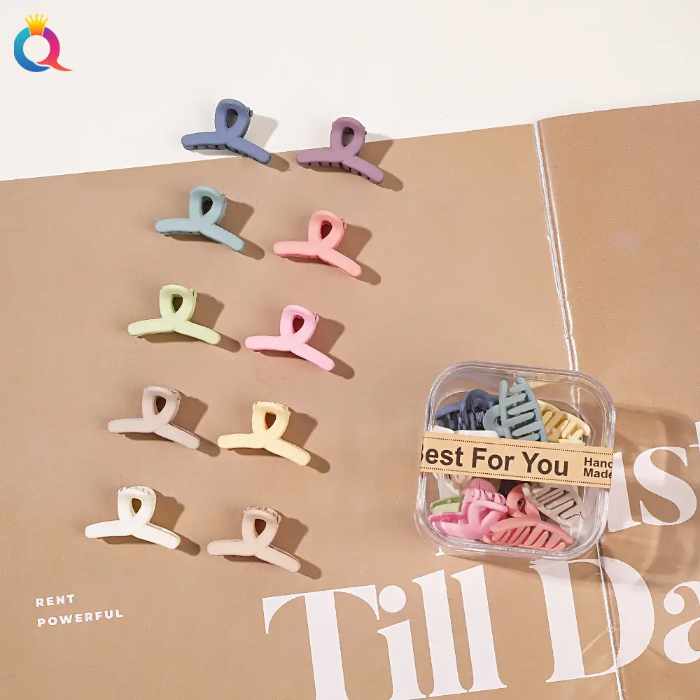 Black Crossbody Hair Clips for Women - 10 Pcs Wholesale - Image 4