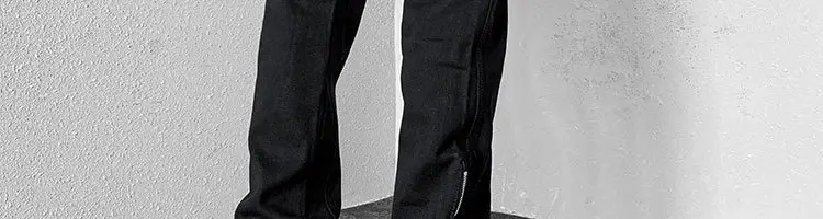 Men Slim Cargo Pants Zipper Style White — feature 10