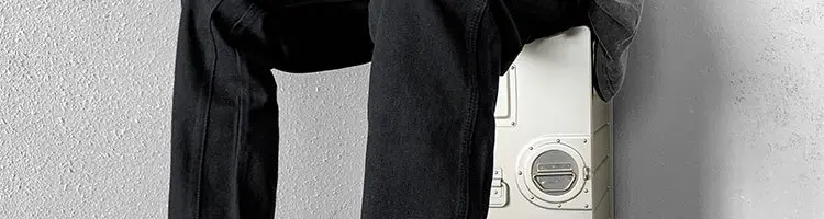 Men Slim Cargo Pants Zipper Style White — feature 21