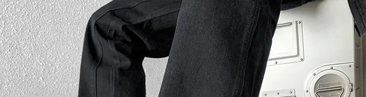 Men Slim Cargo Pants Zipper Style White — feature 32