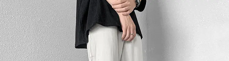 Men Slim Cargo Pants Zipper Style White — feature 40