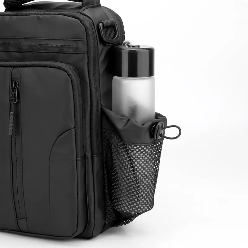 Men's Waterproof Crossbody Bag Blue Black - Image 6