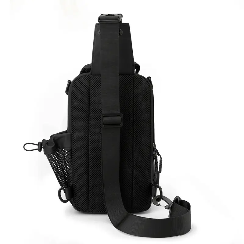 Men's Waterproof Crossbody Bag Blue Black - Image 8