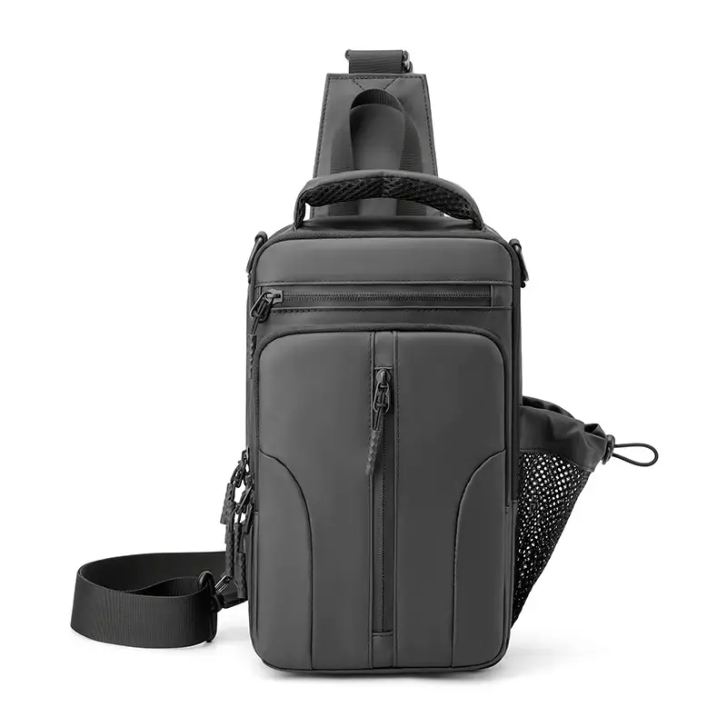 Men's Waterproof Crossbody Bag Blue Black - Image 2