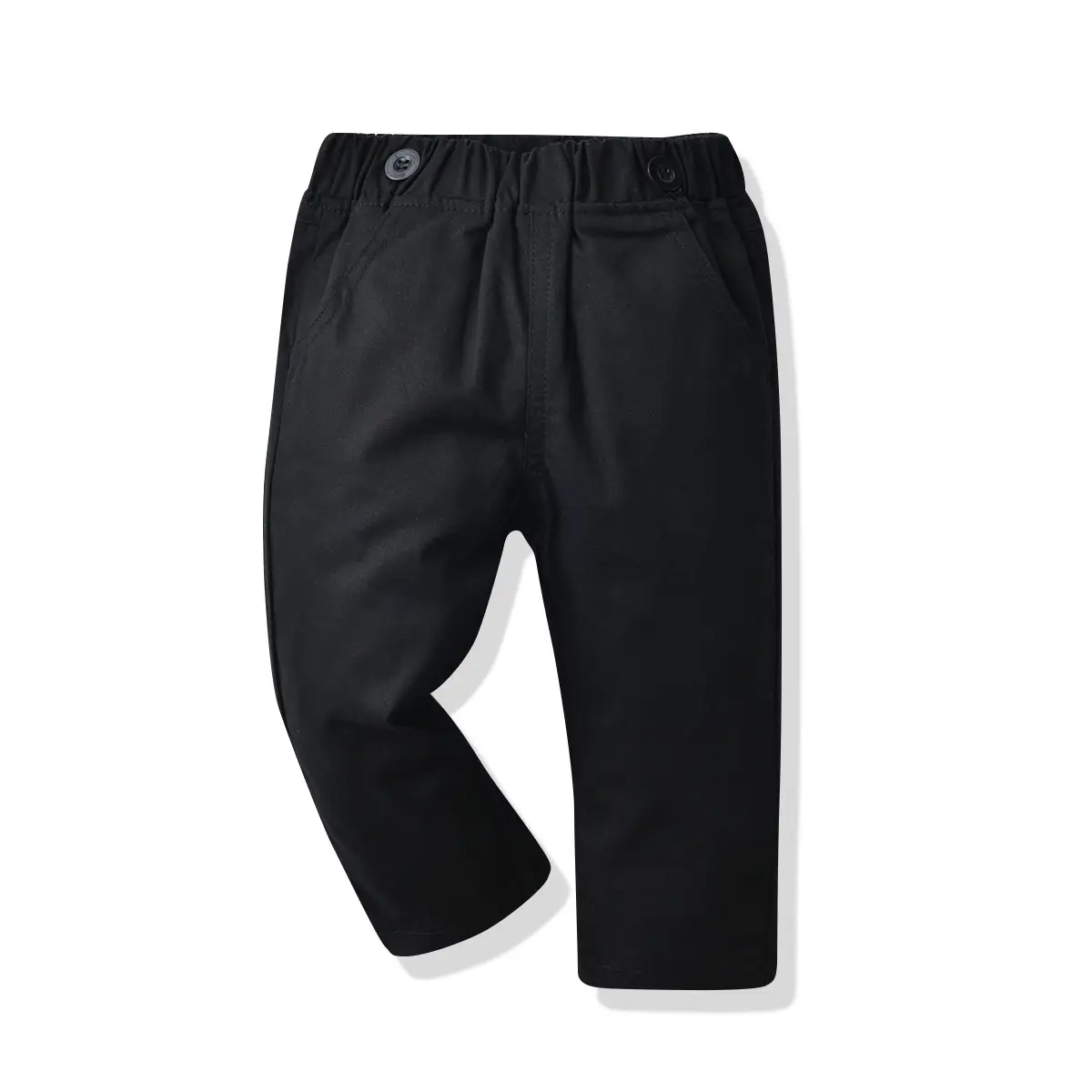 Boys Long Sleeve Striped Suit Black 2022 - Image 4