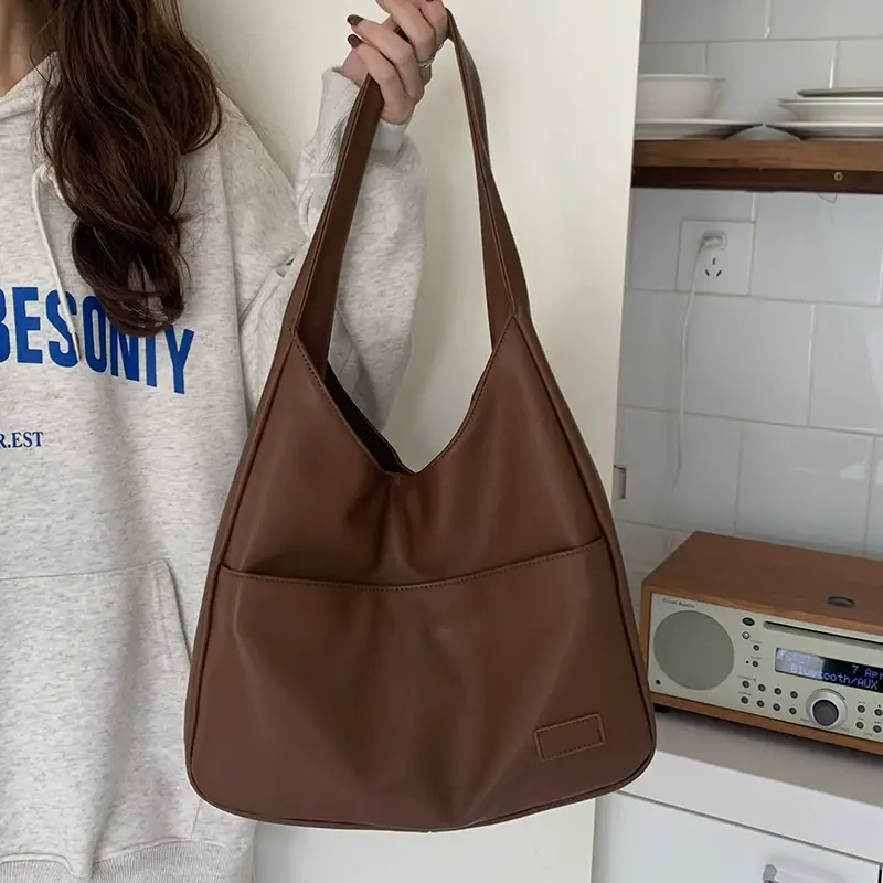 Black Large Capacity Women's Shoulder Bag — feature 10
