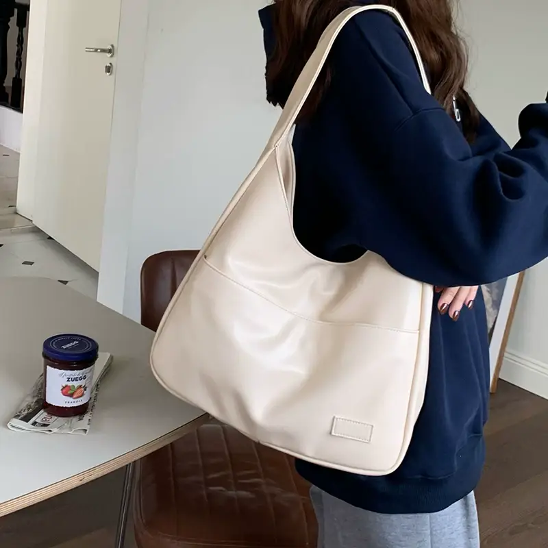 Black Large Capacity Women's Shoulder Bag — feature 14