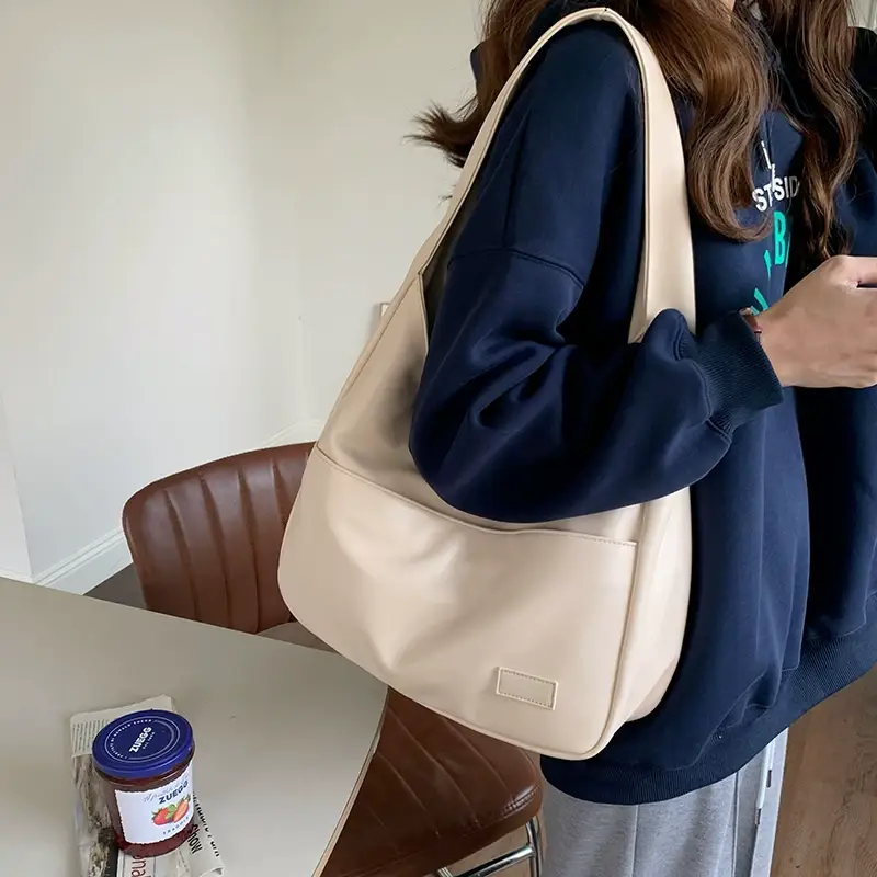 Black Large Capacity Women's Shoulder Bag — feature 15