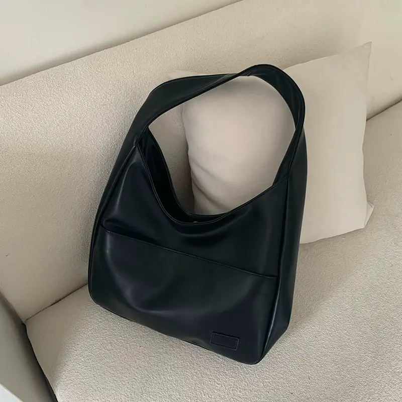 Black Large Capacity Women's Shoulder Bag — feature 20