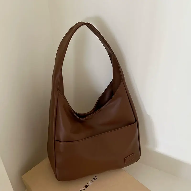 Black Large Capacity Women's Shoulder Bag — feature 6