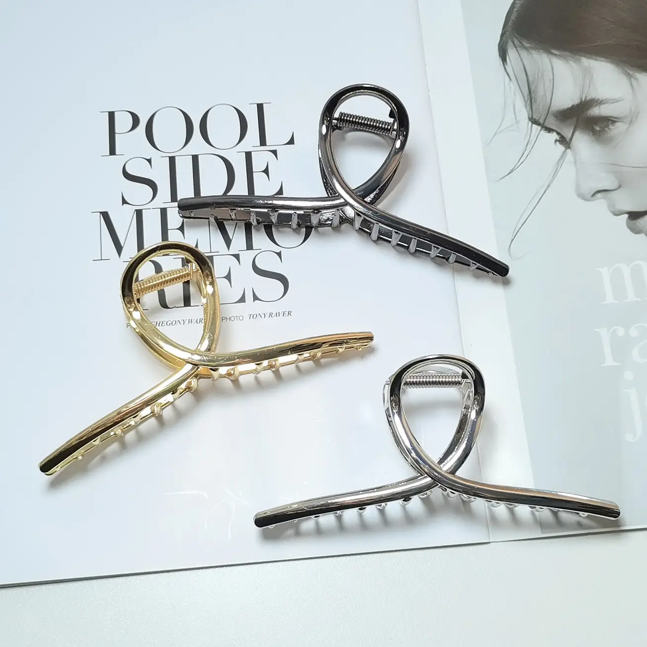 Extra Large Pearl Hairpin for Women