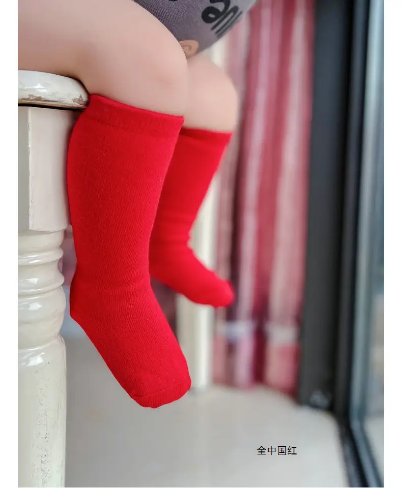 Red Fruit Embroidered Baby Socks New Year — feature 28