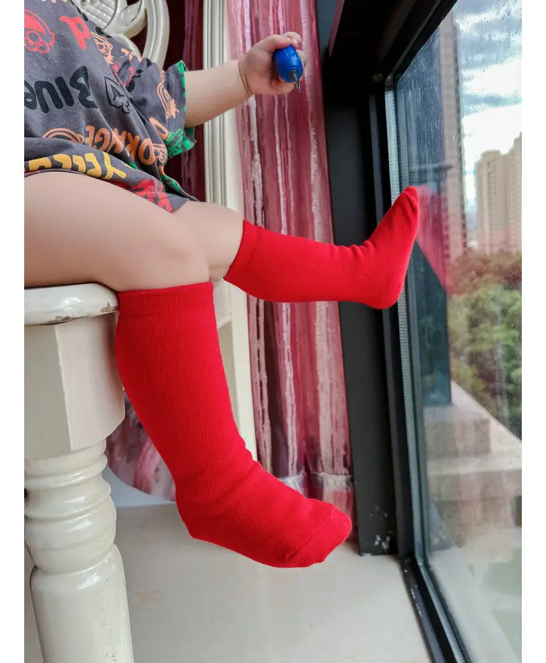 Red Fruit Embroidered Baby Socks New Year — feature 29