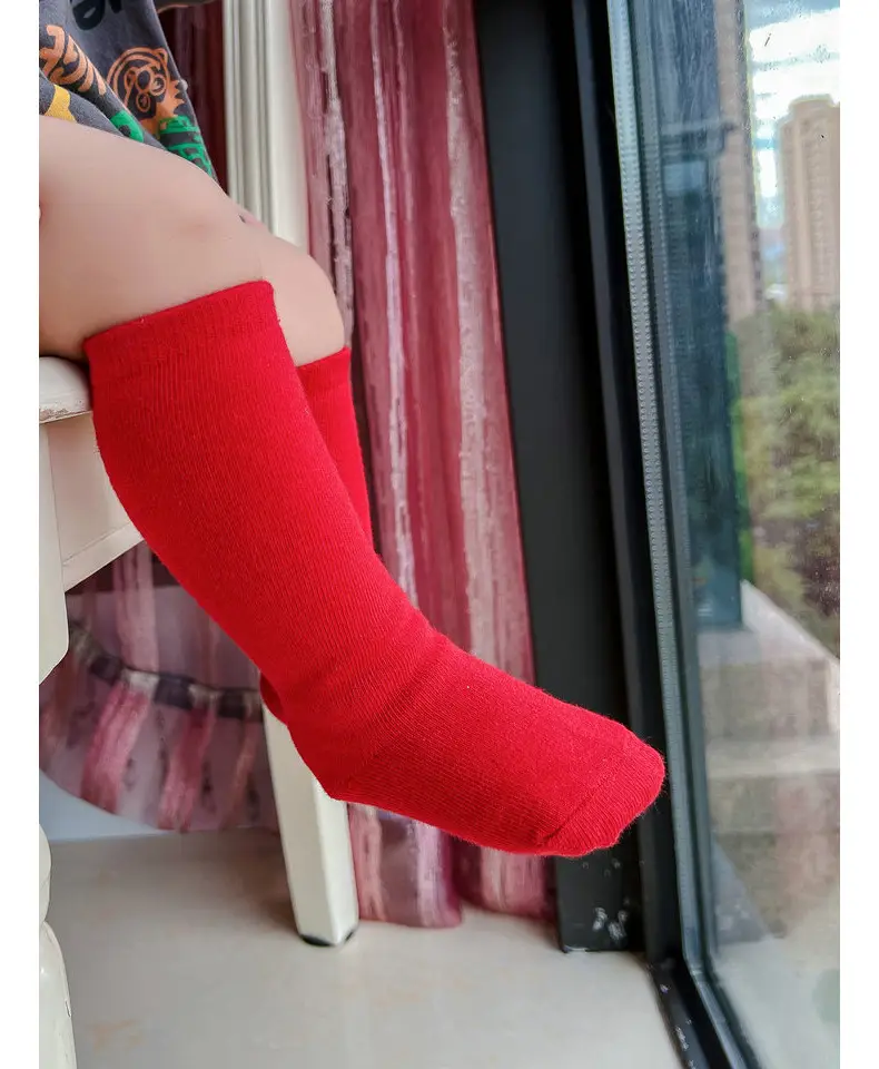 Red Fruit Embroidered Baby Socks New Year — feature 30