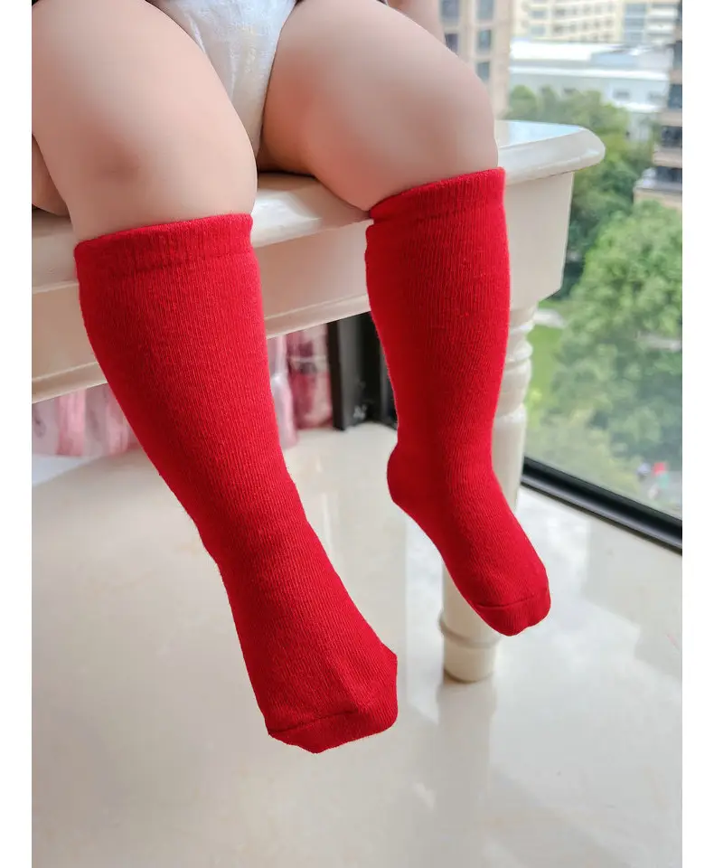 Red Fruit Embroidered Baby Socks New Year — feature 32
