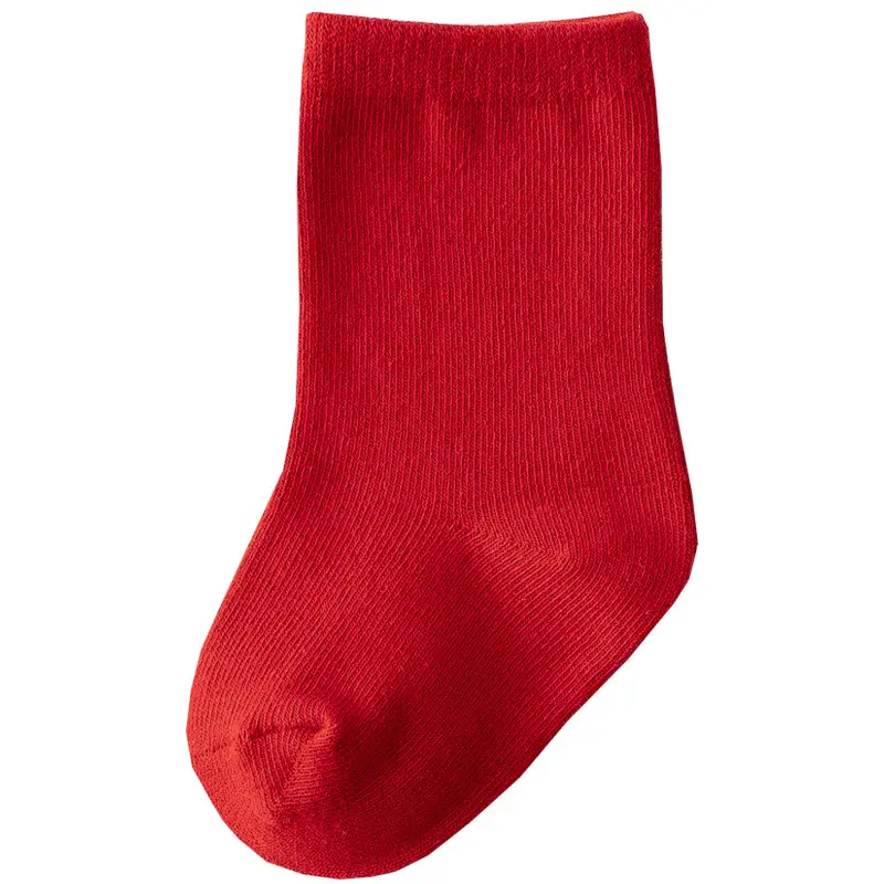 Red Fruit Embroidered Baby Socks New Year - Image 2