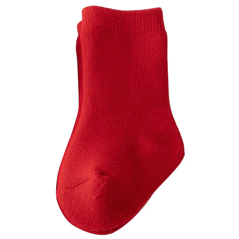 Red Fruit Embroidered Baby Socks New Year - Image 9