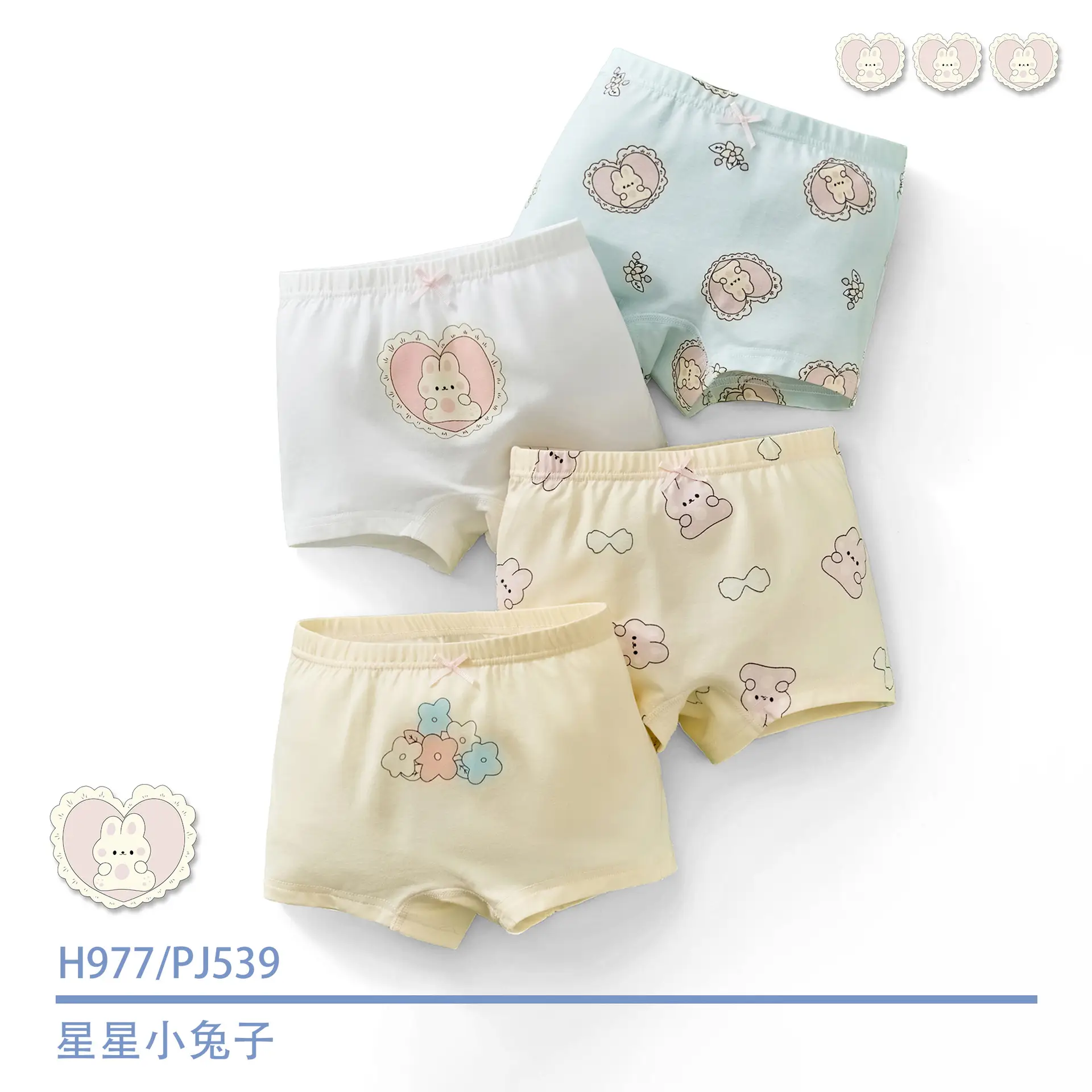 Pure Cotton Antibacterial Girls Boxers Medium Large - Image 12