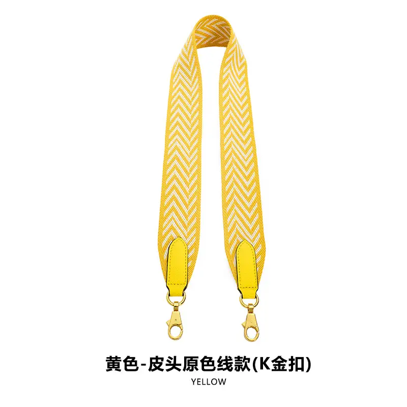 F-54 ribbon 5cm yellow primary color line K gold buckle