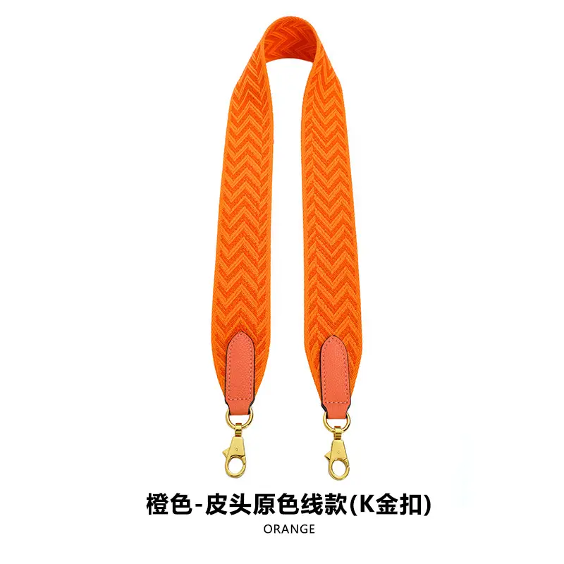 F-54 ribbon 5cm orange primary color line K gold buckle