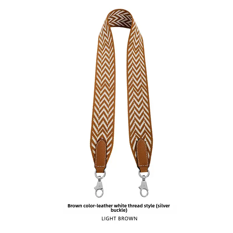 Orange Chevron Ribbon Belt 5CM Wide Shoulder Crossbody