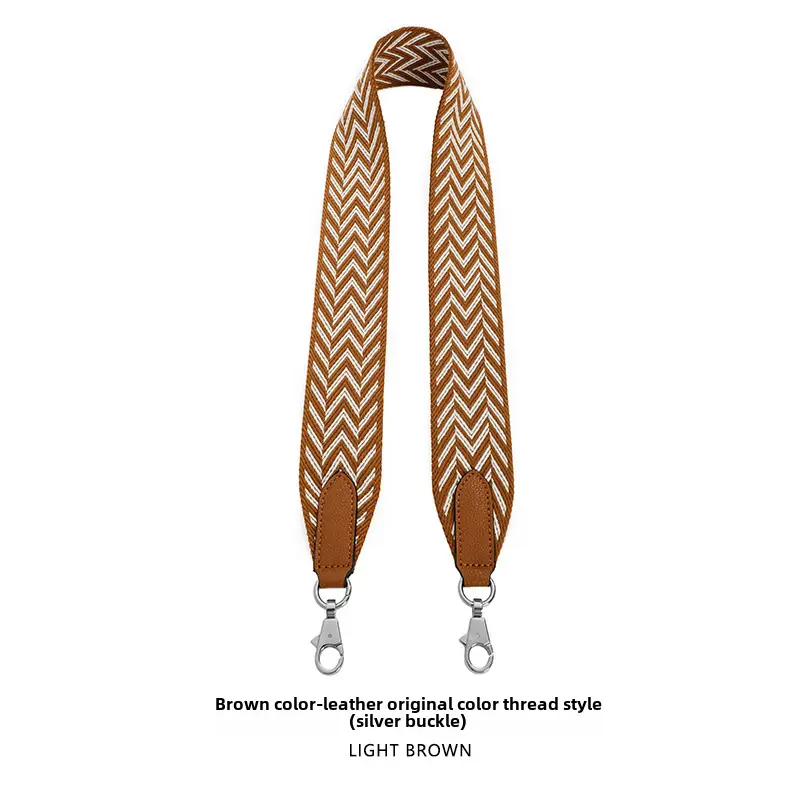 Orange Chevron Ribbon Belt 5CM Wide Shoulder Crossbody
