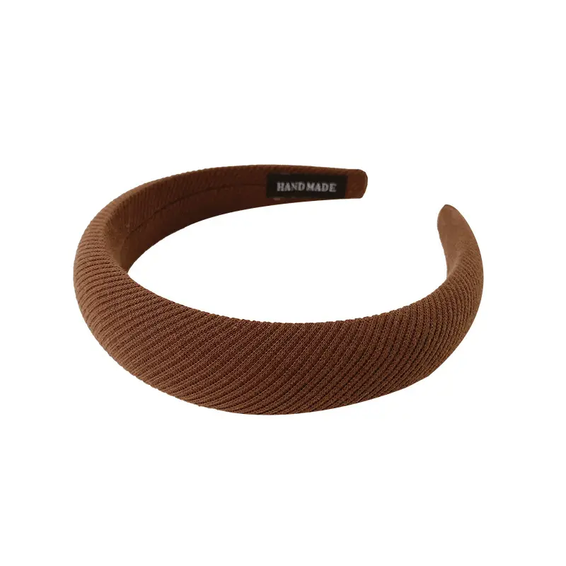 Wide-brimmed sponge hairpin hairband women's high-grade pressure-sensitive hair headdress 2022 Net Red new high cranial top autumn and winter headband