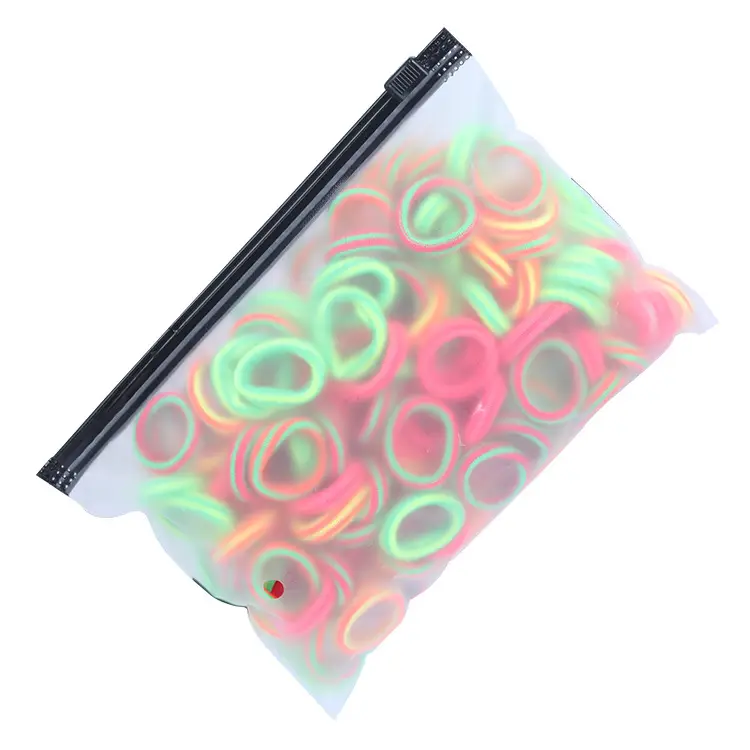 Kids Hair Bands Rubber Elastic High Color 100 Pcs - Image 17