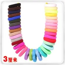 Kids Hair Bands Rubber Elastic High Color 100 Pcs — feature 27